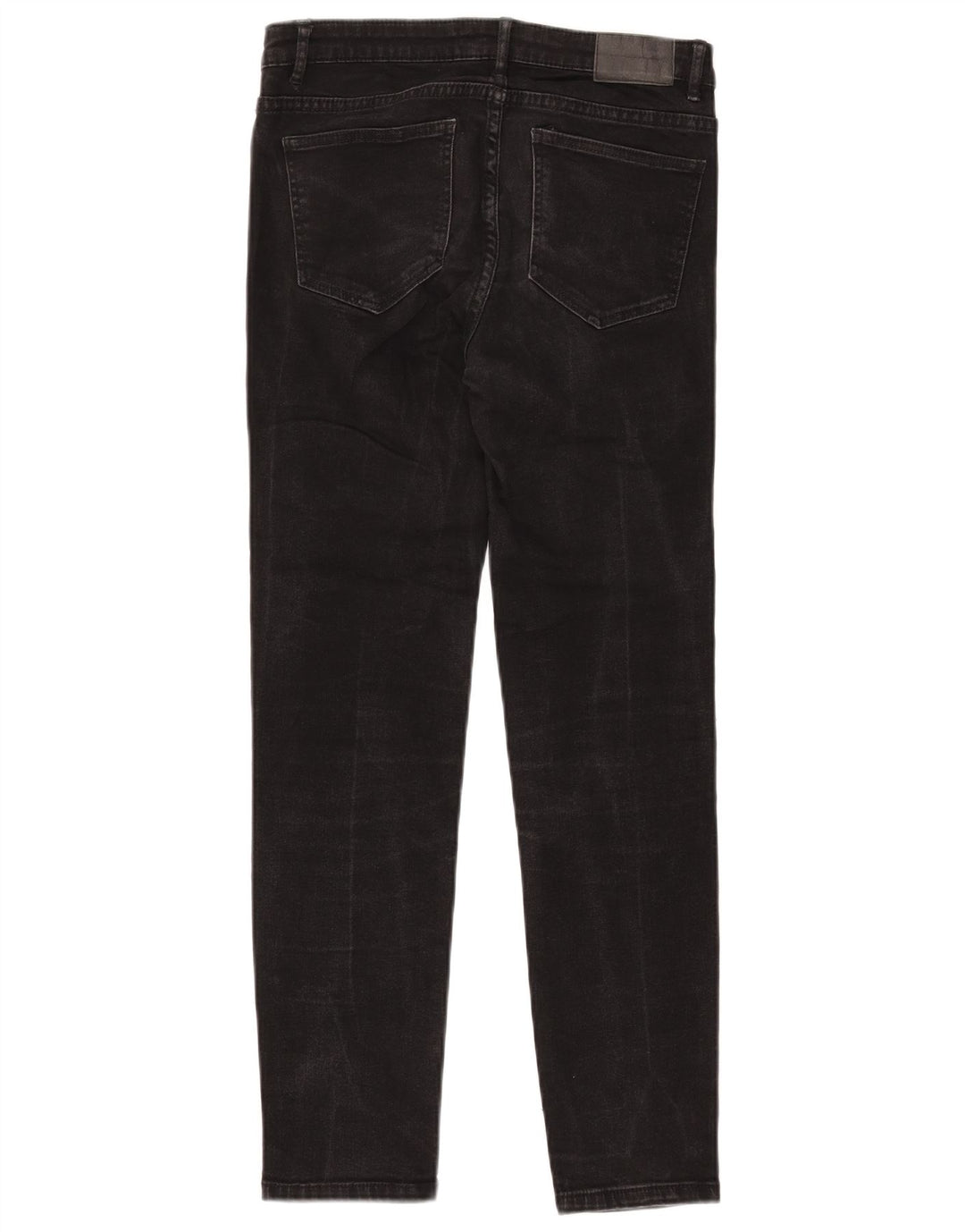 ZARA Damen Slim Jeans EU 40 Medium W30 L28 Schwarz