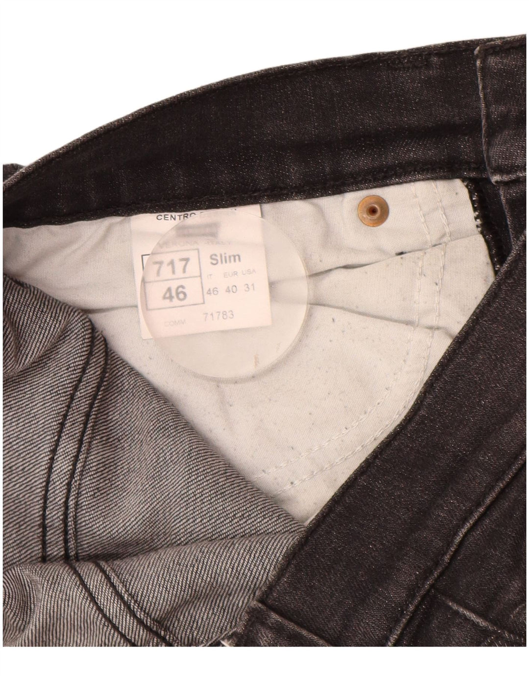 Carrera Herren Distressed Slim Jeans W31 L32 Graue Baumwolle