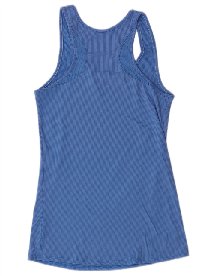 Under Armour Damen Heat Gear Weste Top UK 12 Mittelblau