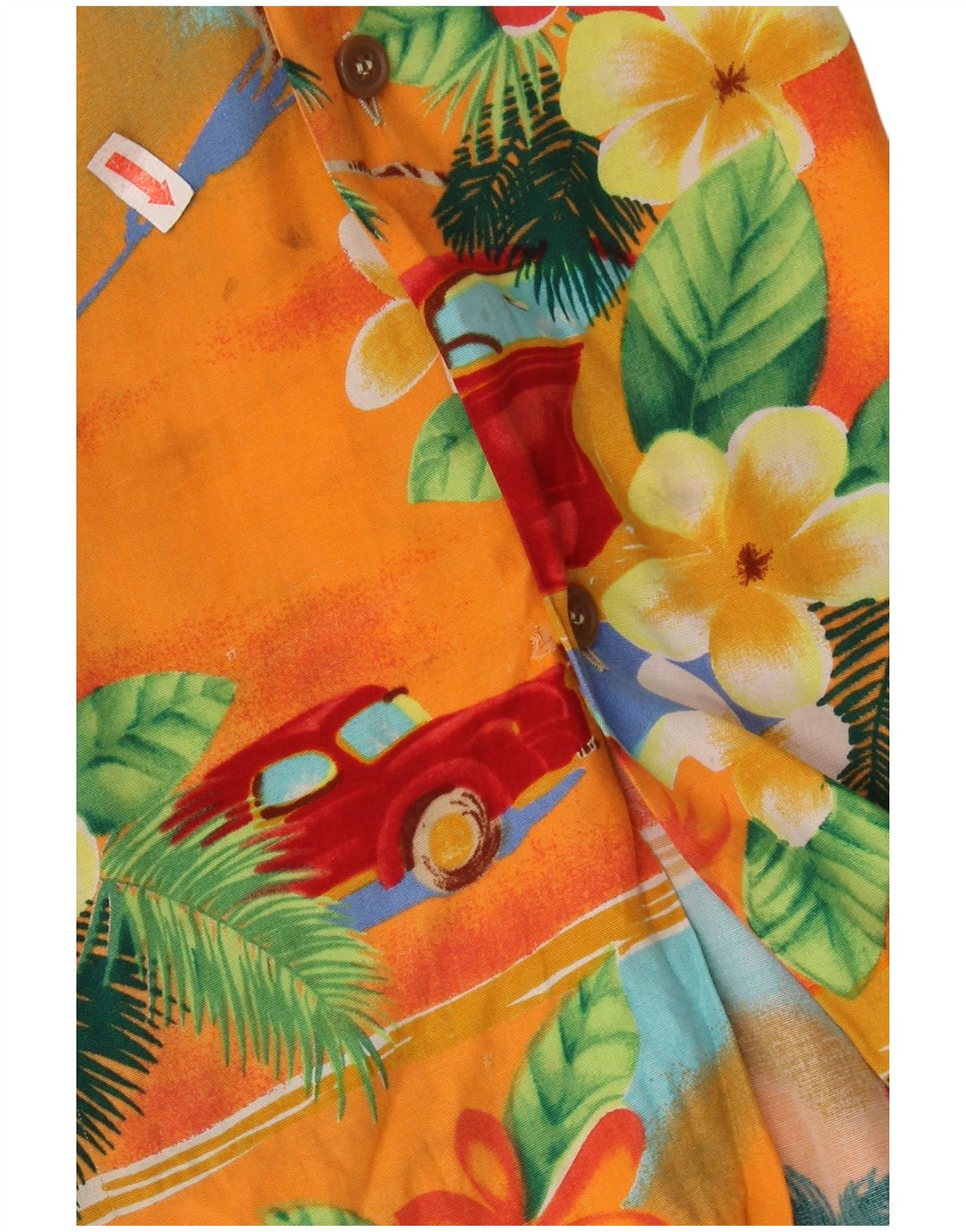 PETER ELLIOT Herren-Kurzarmhemd, groß, mehrfarbig, Blumenmuster, hawaiianisch