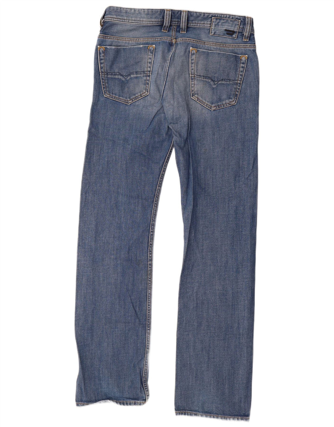 Diesel Herren Viker Straight Jeans W32 L34 Blaue Baumwolle