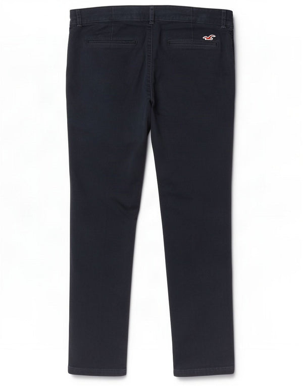 Hollister Damen Slim Chino-Hose US 9 Medium W29 L30 Marineblau