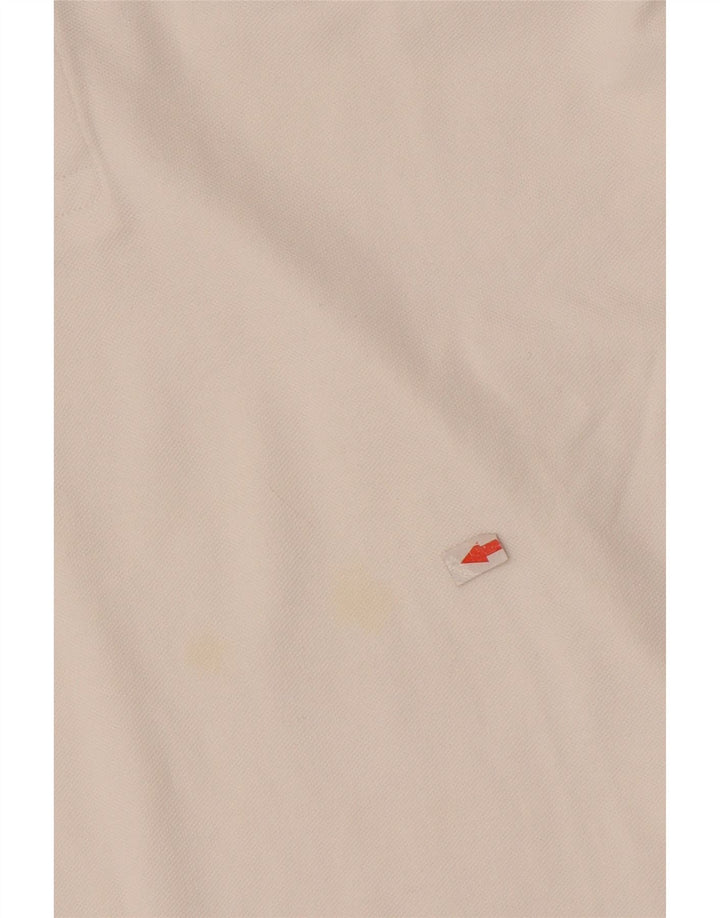 Kappa Herren-Poloshirt, Größe S, weiße Baumwolle