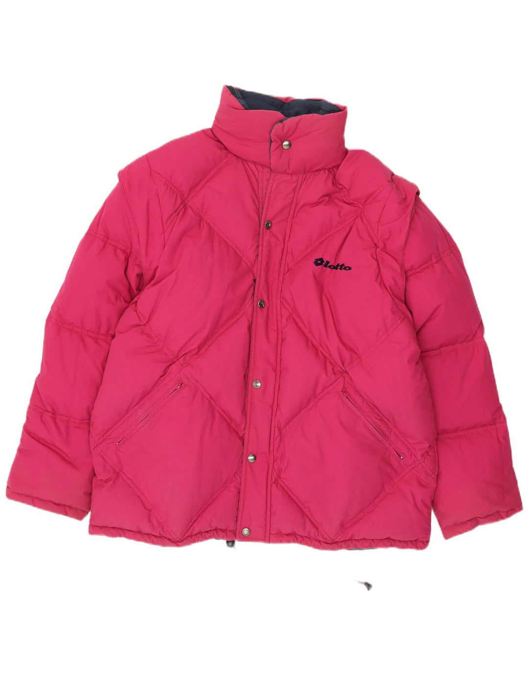 Lotto Herren Reversible Wattierte Jacke UK 36 Small Marineblau Polyester