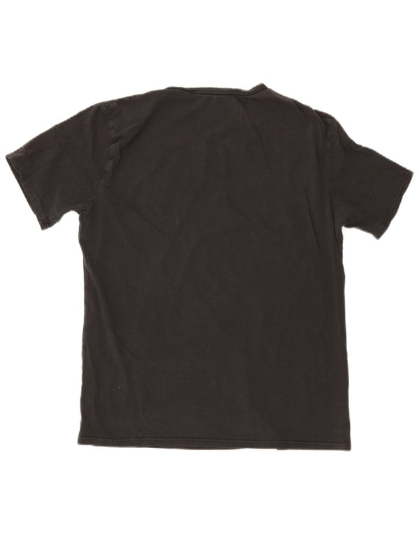 Calvin Klein Damen T-Shirt Top UK 16 Large Schwarz