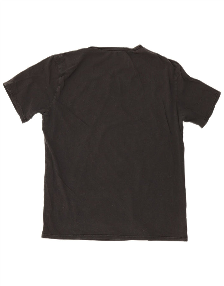 Calvin Klein Damen T-Shirt Top UK 16 Large Schwarz