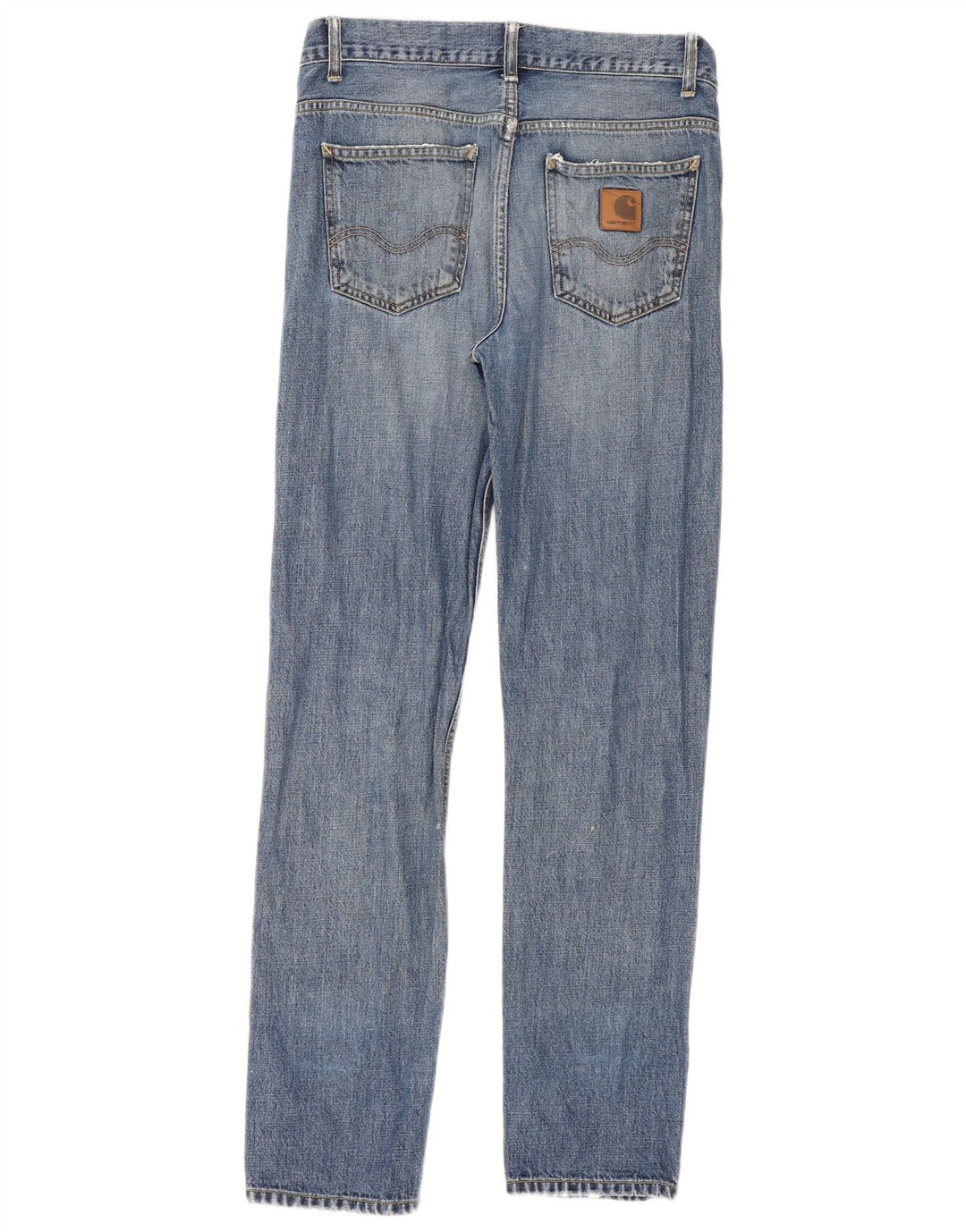 Carhartt Damen Texas Distressed Slim Jeans W30 L32 Blaue Baumwolle
