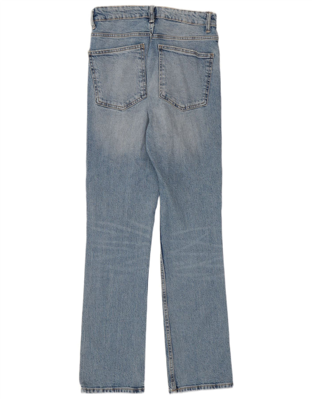 Zara Damen Straight Jeans EU 36 XS W26 L29 Blau