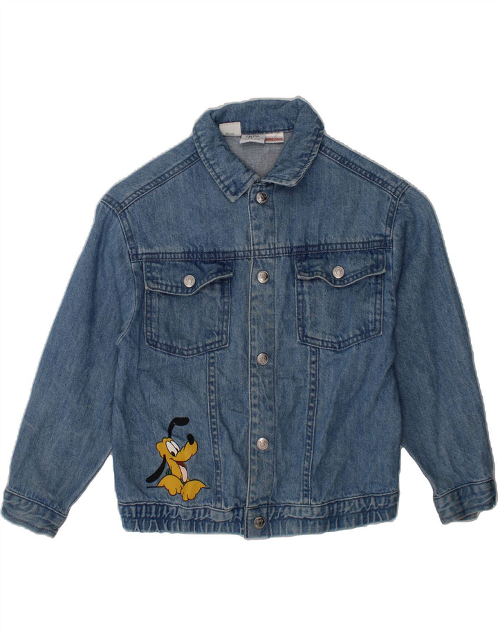 ZARA Boys Graphic Denim Jacket 4-5 Years Blue Vintage Zara and Second-Hand Zara from Messina Hembry 