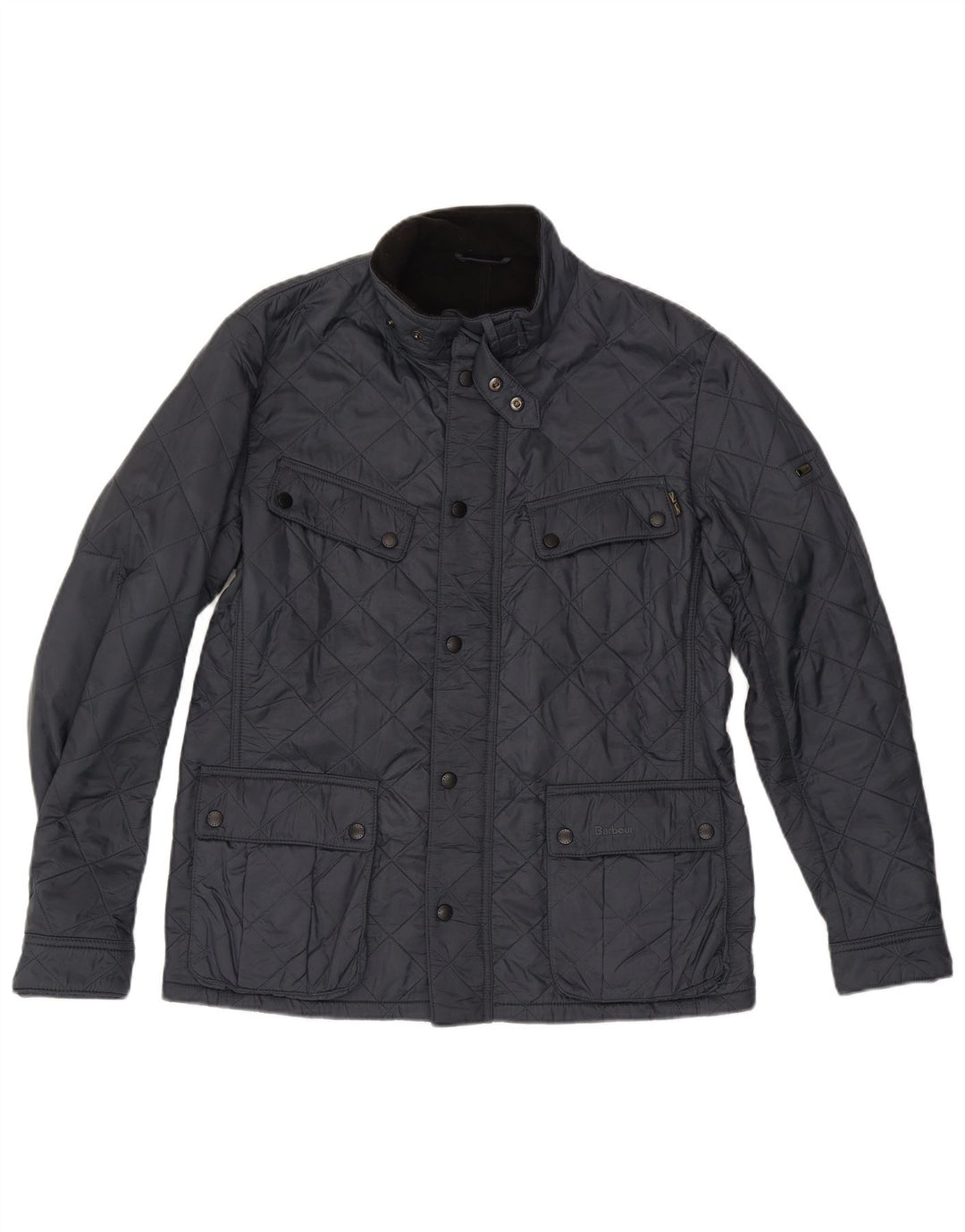 BARBOUR Herren Steppjacke UK 40 Large Marineblau Polyamid