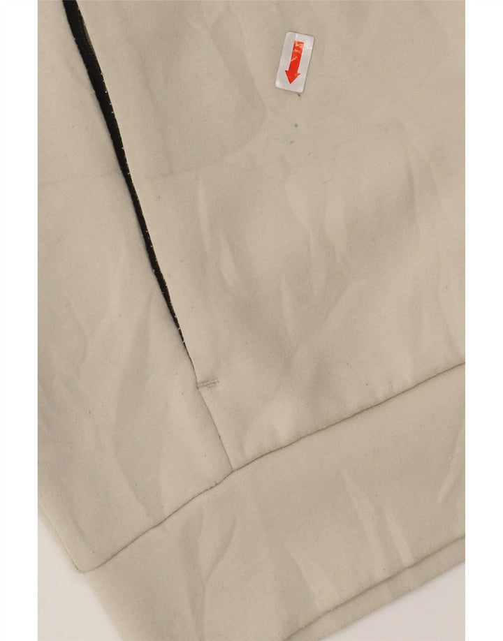 CHAMPION Herren-Kapuzenpullover, Größe S, cremefarbene Baumwolle
