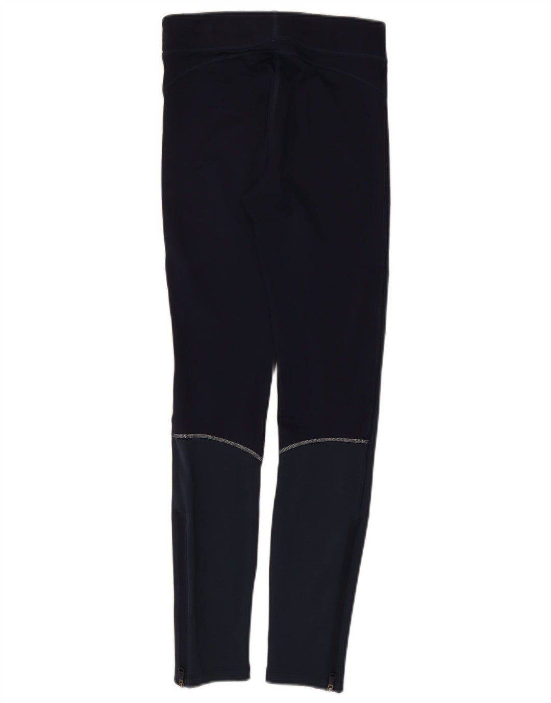 Under Armour Damen-Leggings UK 4 XS Marineblaues Colourblock-Polyester