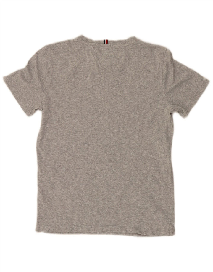 Tommy Hilfiger Jungen-T-Shirt mit normaler Grafik, 11–12 Jahre, Grau
