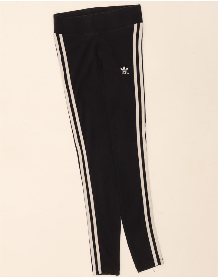 Adidas Damen Leggings UK 6 XS Schwarz