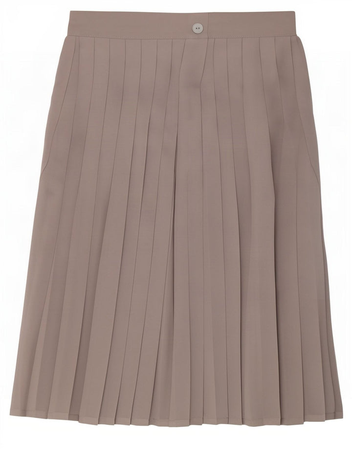 St Michael Damen-Faltenrock mit hoher Taille, UK 10, Größe S, W24, Grau, Polyester