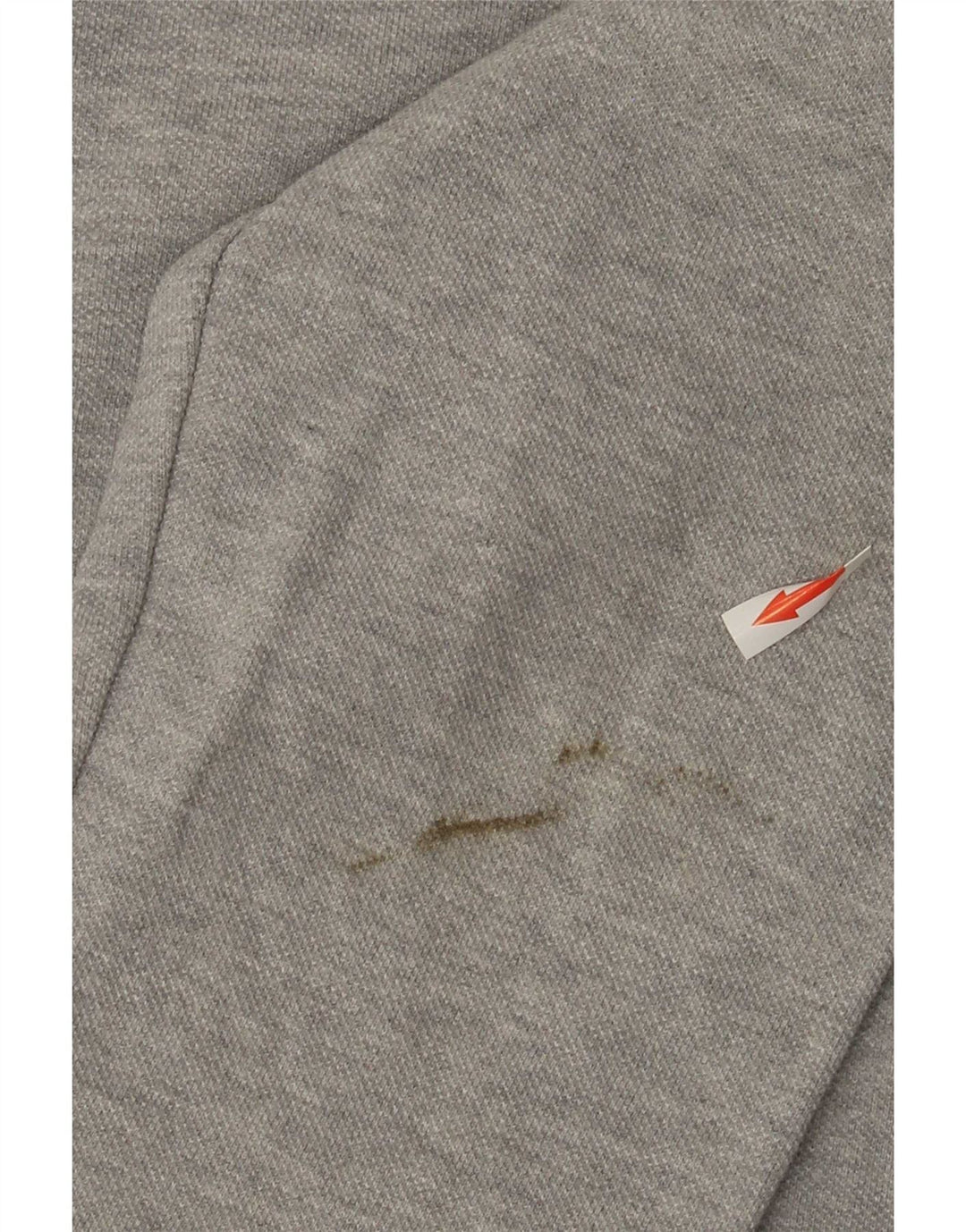 Crew Clothing Herren-Sweatshirt mit Reißverschluss am Hals, Mittelgrau gesprenkelte Baumwolle