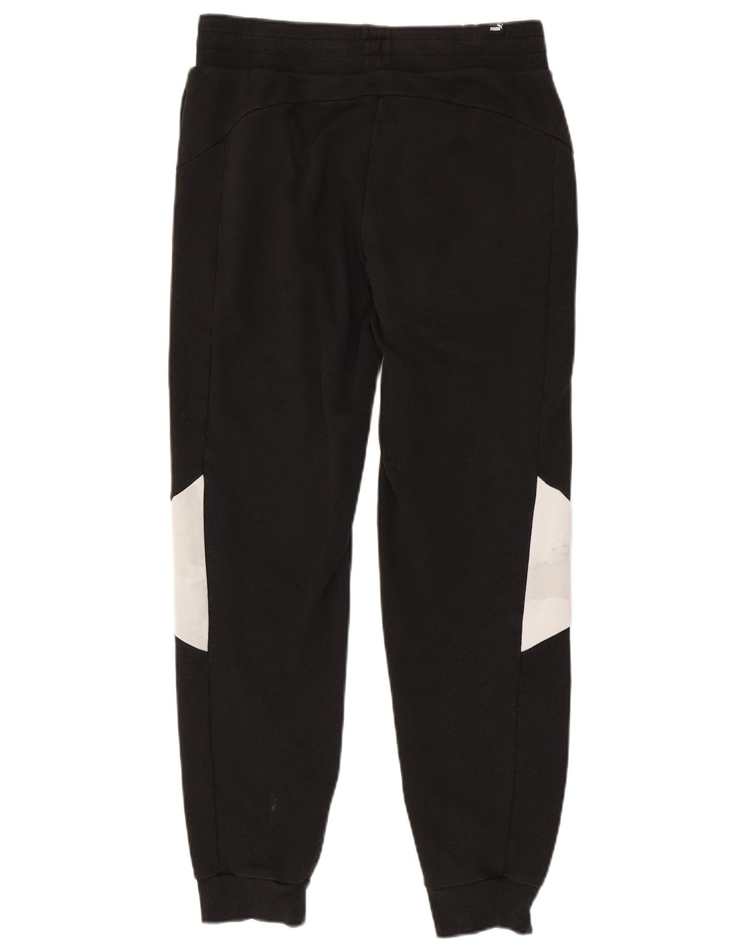 Puma Herren-Trainingshose, Jogginghose, Mittelschwarz, Colourblock-Baumwolle