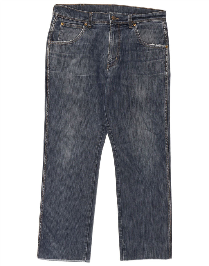 Wrangler Damen-Jeans mit normaler Passform, gerade Passform, W34, L30, Blau, Baumwolle