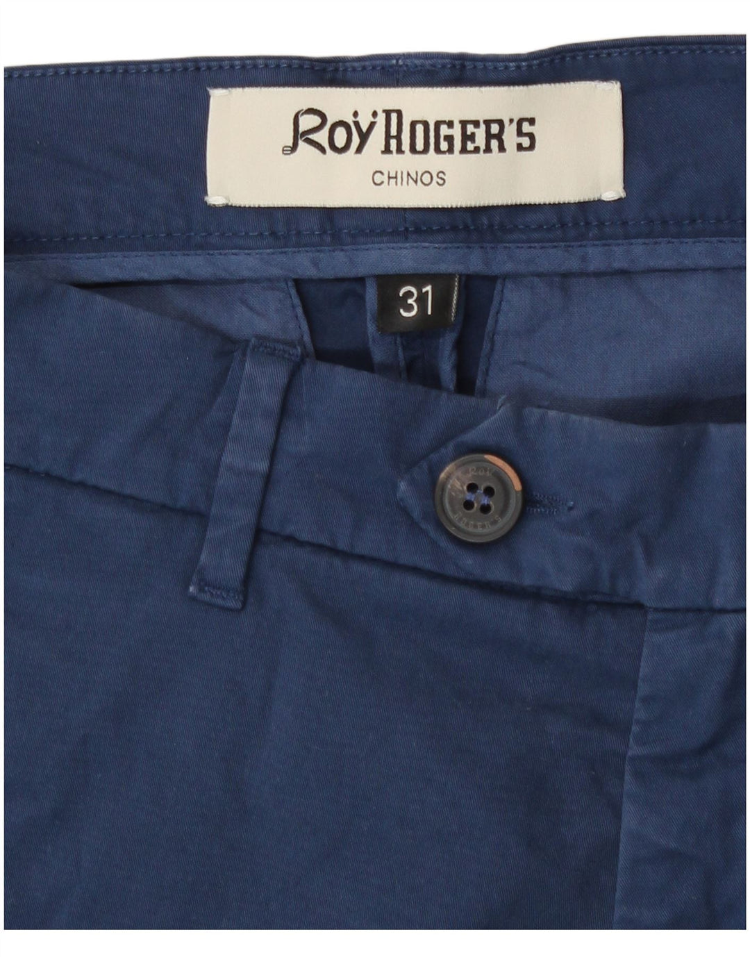 Roy Rogers Damen-Chinoshorts W31, mittelmarineblaue Baumwolle