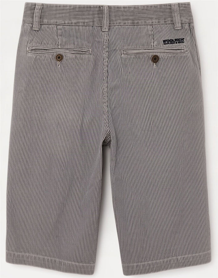 Woolrich Herren Chino Shorts Medium W33 Blau gestreift