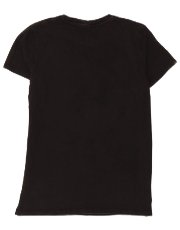 Levi's Damen Grafik-T-Shirt-Oberteil UK 6 XS Schwarz