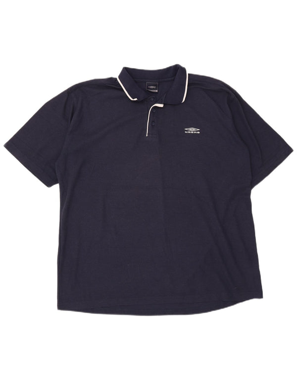 Umbro Herren Poloshirt 2XL Marineblau Polyester