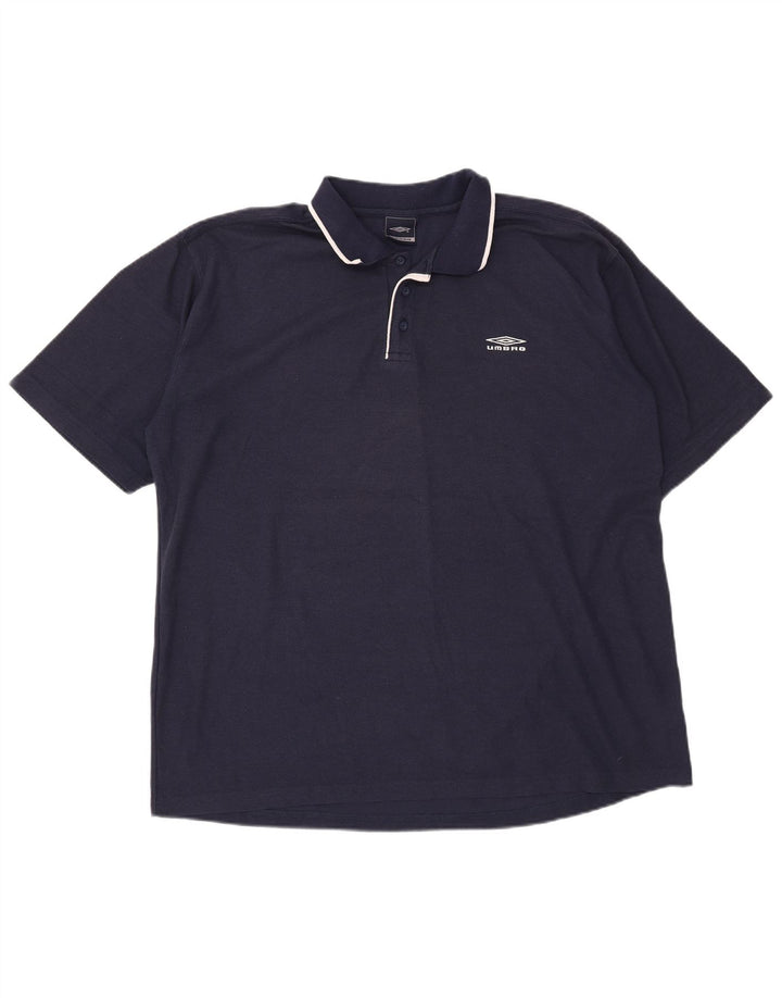 Umbro Herren Poloshirt 2XL Marineblau Polyester