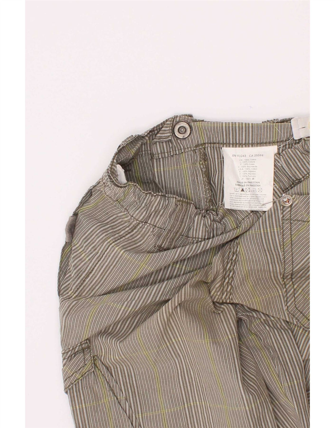 Diesel Jungen Cargoshorts 3–4 Jahre W22 grau gestreift aus Baumwolle