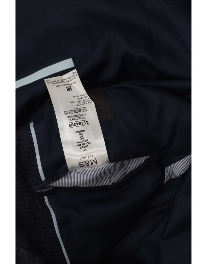 Marks & Spencer Herren-Blazer mit 2 Knöpfen, UK 40, mittleres Marineblau
