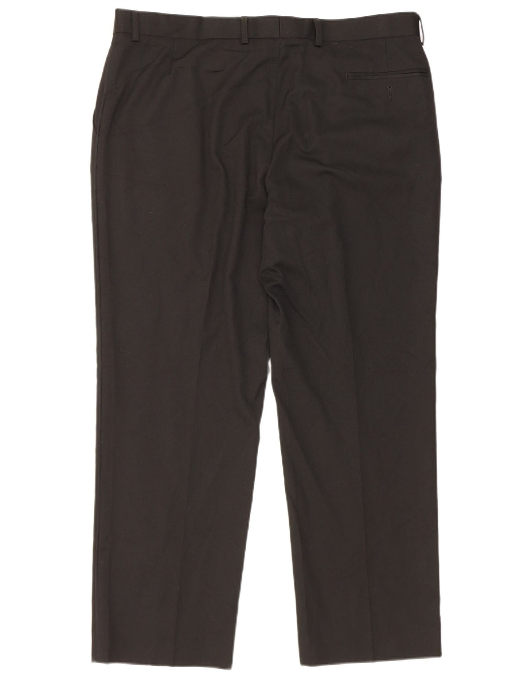 Gerade Herren-Anzughose von Marks & Spencer, W38, L29, schwarzes Polyester