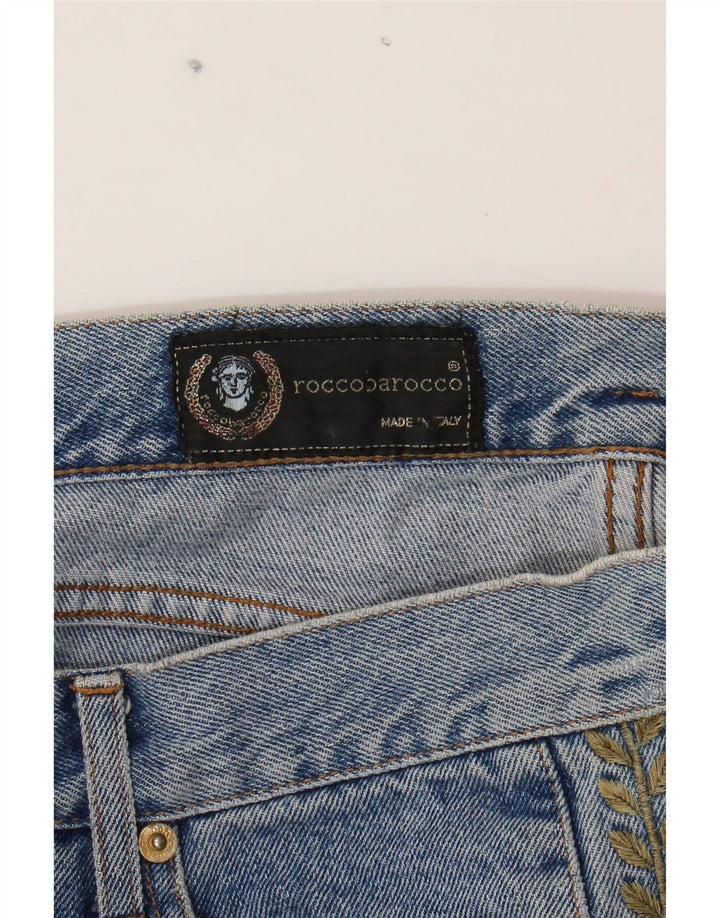 ROCCOBAROCCO Womens Straight Jeans W30 L29 Blue Vintage Roccobarocco and Second-Hand Roccobarocco from Messina Hembry 