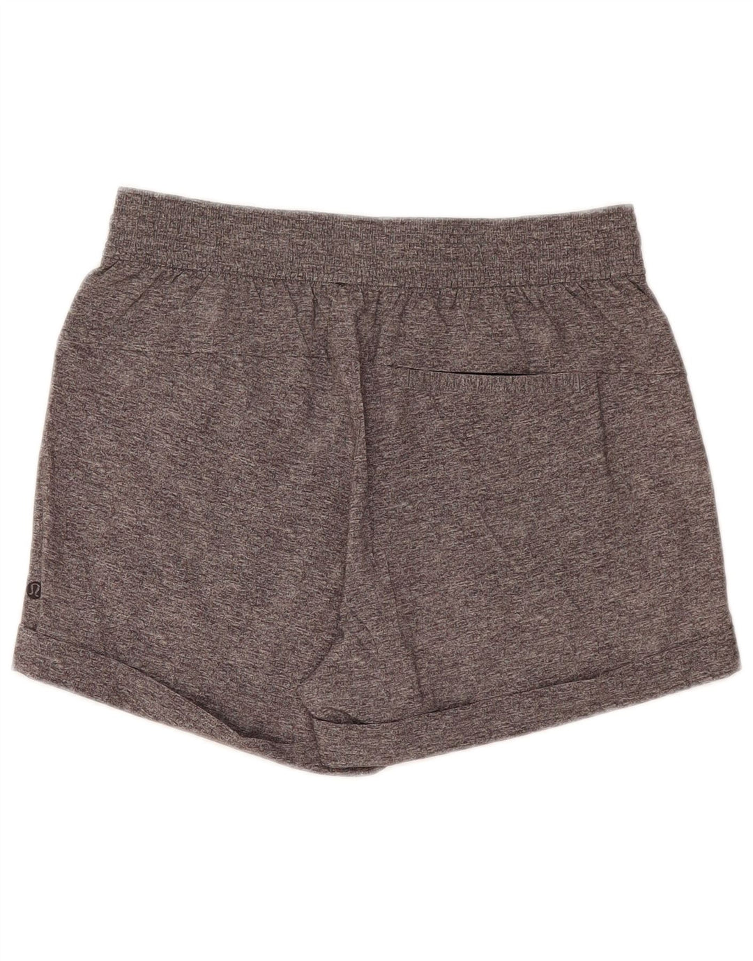 Lululemon Damen Sportshorts US 8 Mittelgrau meliert