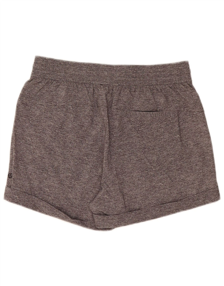 Lululemon Damen Sportshorts US 8 Mittelgrau meliert