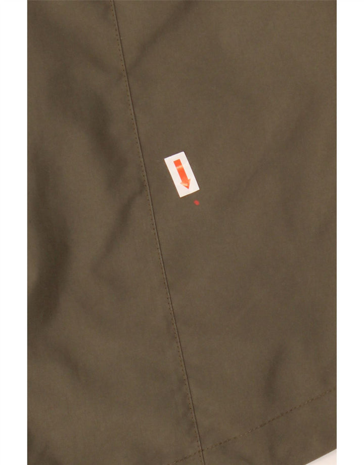 Jack Wolfskin Damen Regenjacke mit Kapuze UK 14/16 Large Khaki Polyester