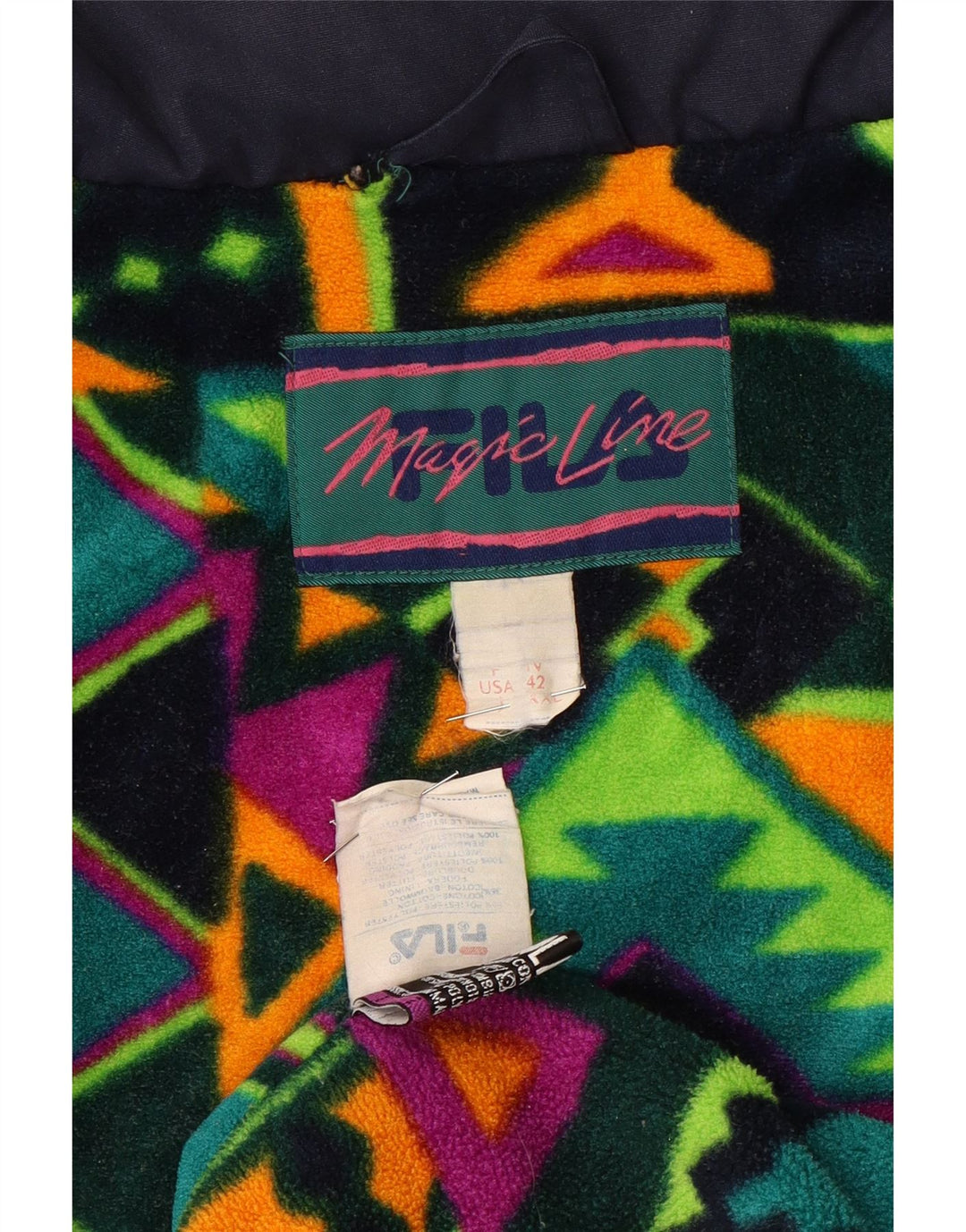 Fila Herren Magic Line Windjacke UK 44 2XL Marineblau Polyester