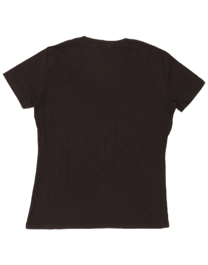 CALVIN KLEIN JEANS Damen Grafik T-Shirt Top UK 20 2XL Schwarz