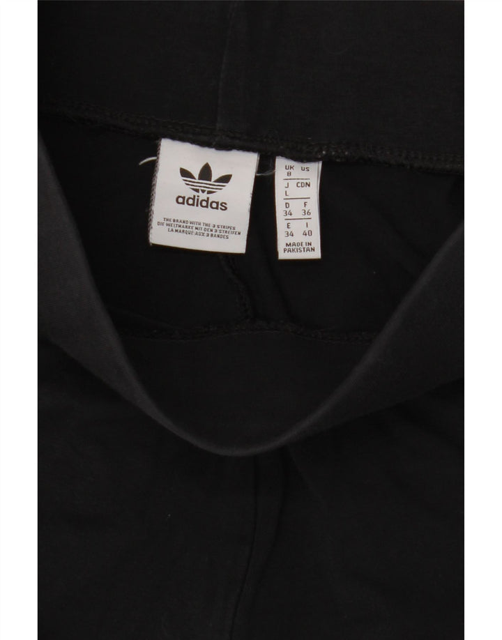 Adidas Damen Leggings UK 8 Small Schwarz