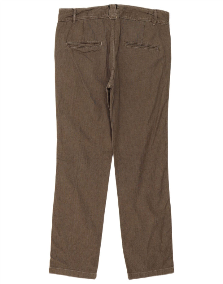 Gerade Chino-Hose für Herren von Zara, EU 40, mittelgroß, W31, L30, graues Fischgrätenmuster