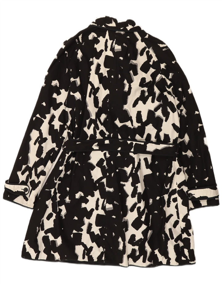 HOBBS Damen Wendemantel mit abstraktem Muster, Gr. 16, Schwarz