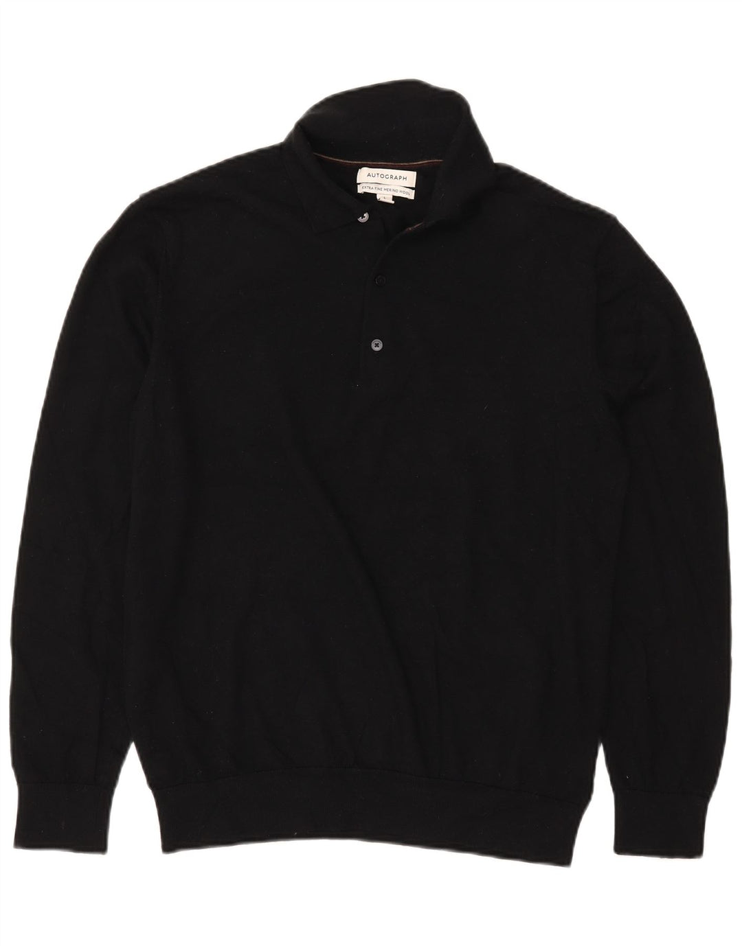 Marks & Spencer Herren Autograph Rollkragenpullover, Pullover, Größe L, Schwarz