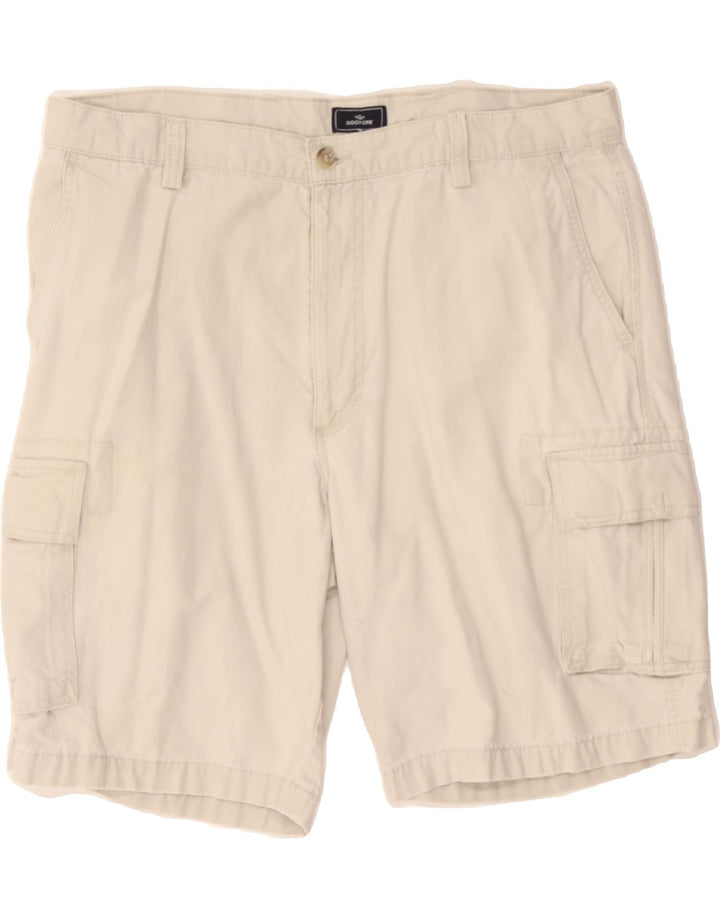 DOCKERS Mens Cargo Shorts W38 XL Beige Cotton Vintage Dockers and Second-Hand Dockers from Messina Hembry 