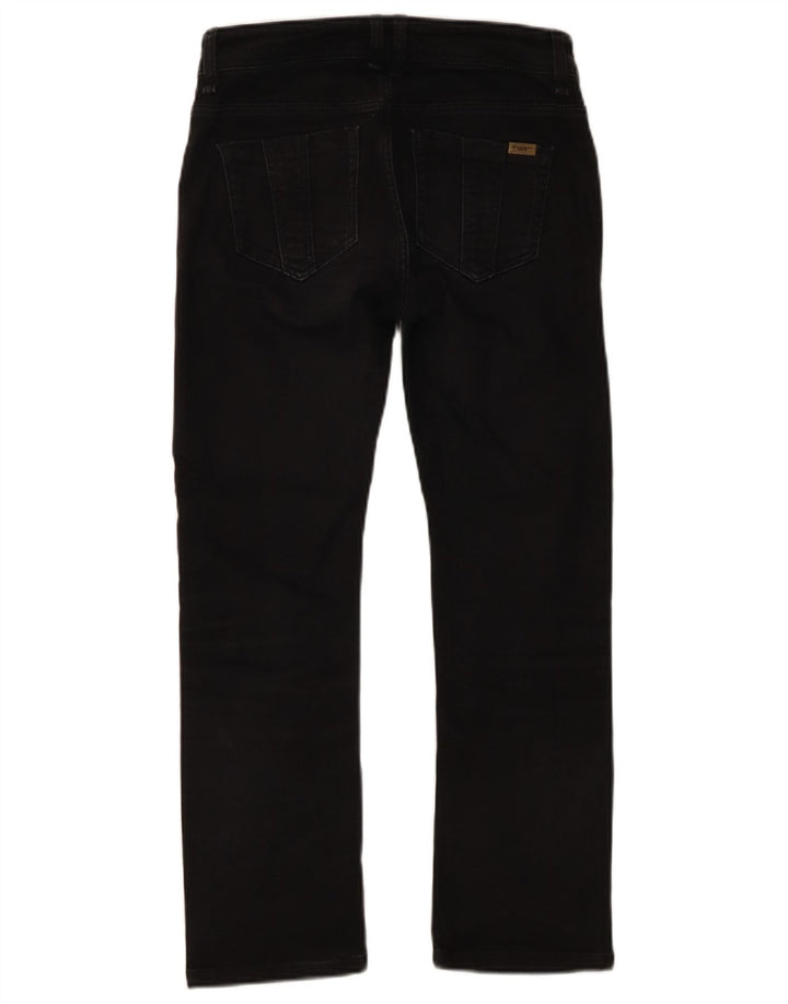 Burberry Damen Straight Jeans W26 L25 Schwarze Baumwolle