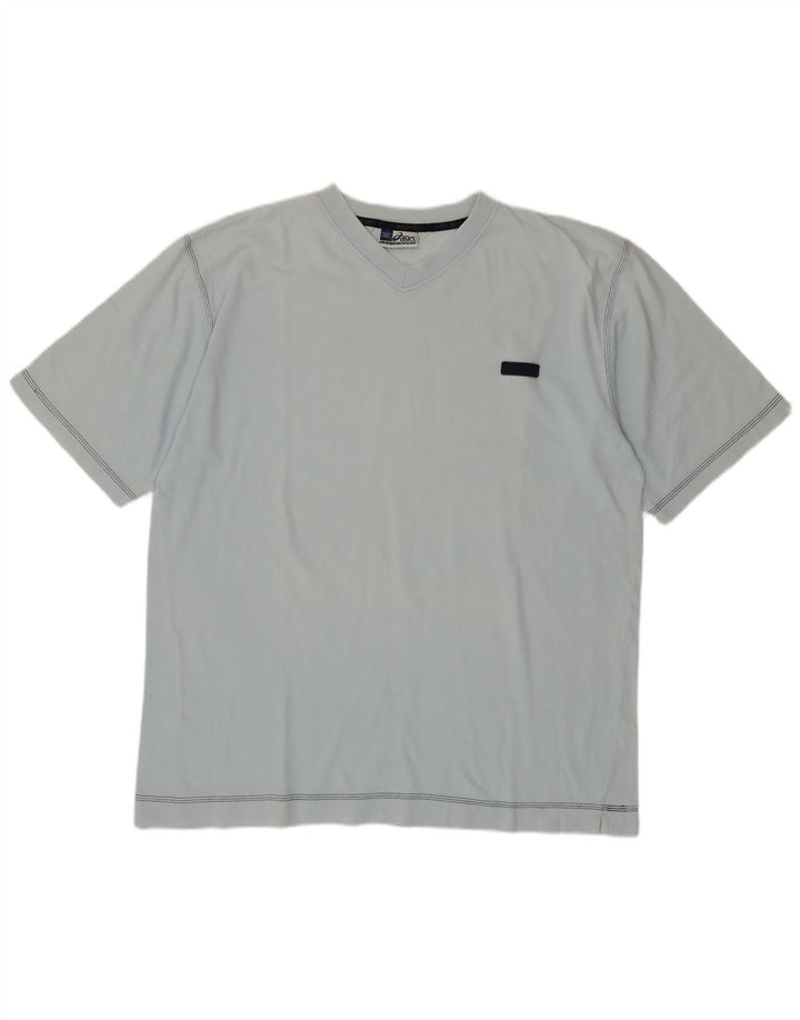 Asics Herren T-Shirt Top 2XL Blau Baumwolle