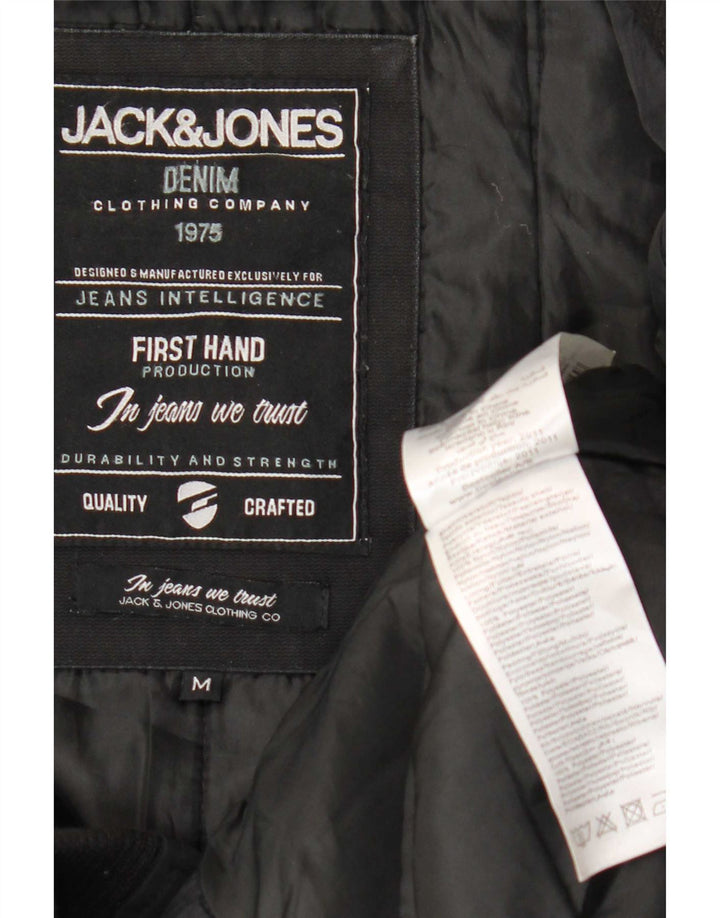 Jack & Jones Herren Bomberjacke UK 38 Mittelschwarzes Polyester
