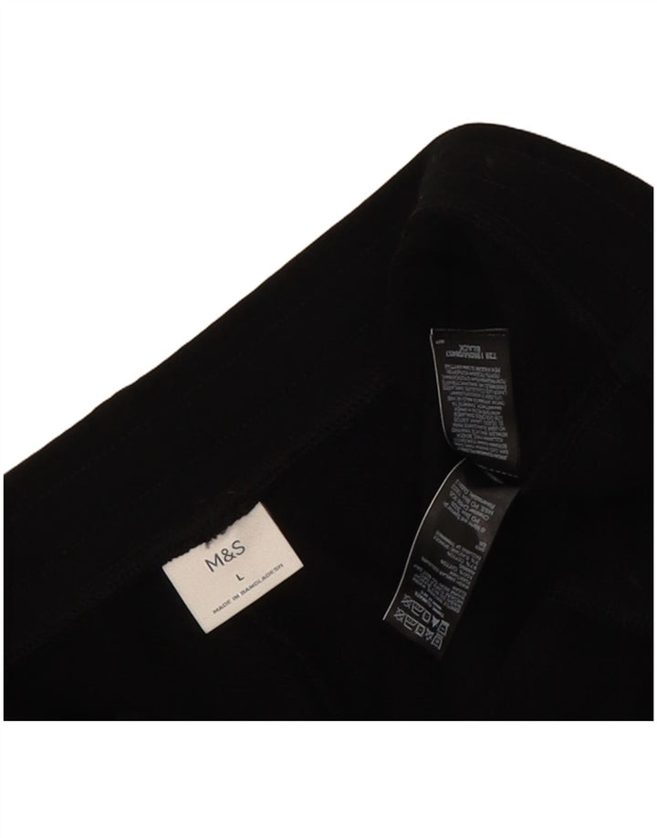 Marks & Spencer Herren-Sportshorts, groß, aus schwarzer Baumwolle