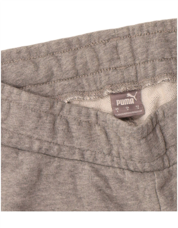 PUMA Damen Graphic Trainingshose Jogger UK 8 Small Grau