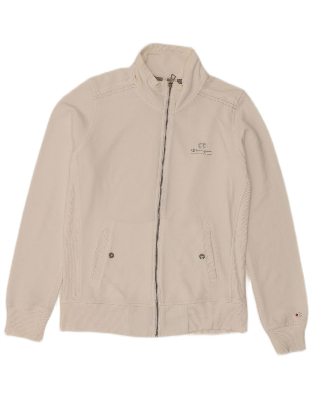 Champion Womens Heritage Classics Trainingsanzug-Oberjacke UK 14 Mittelweiß