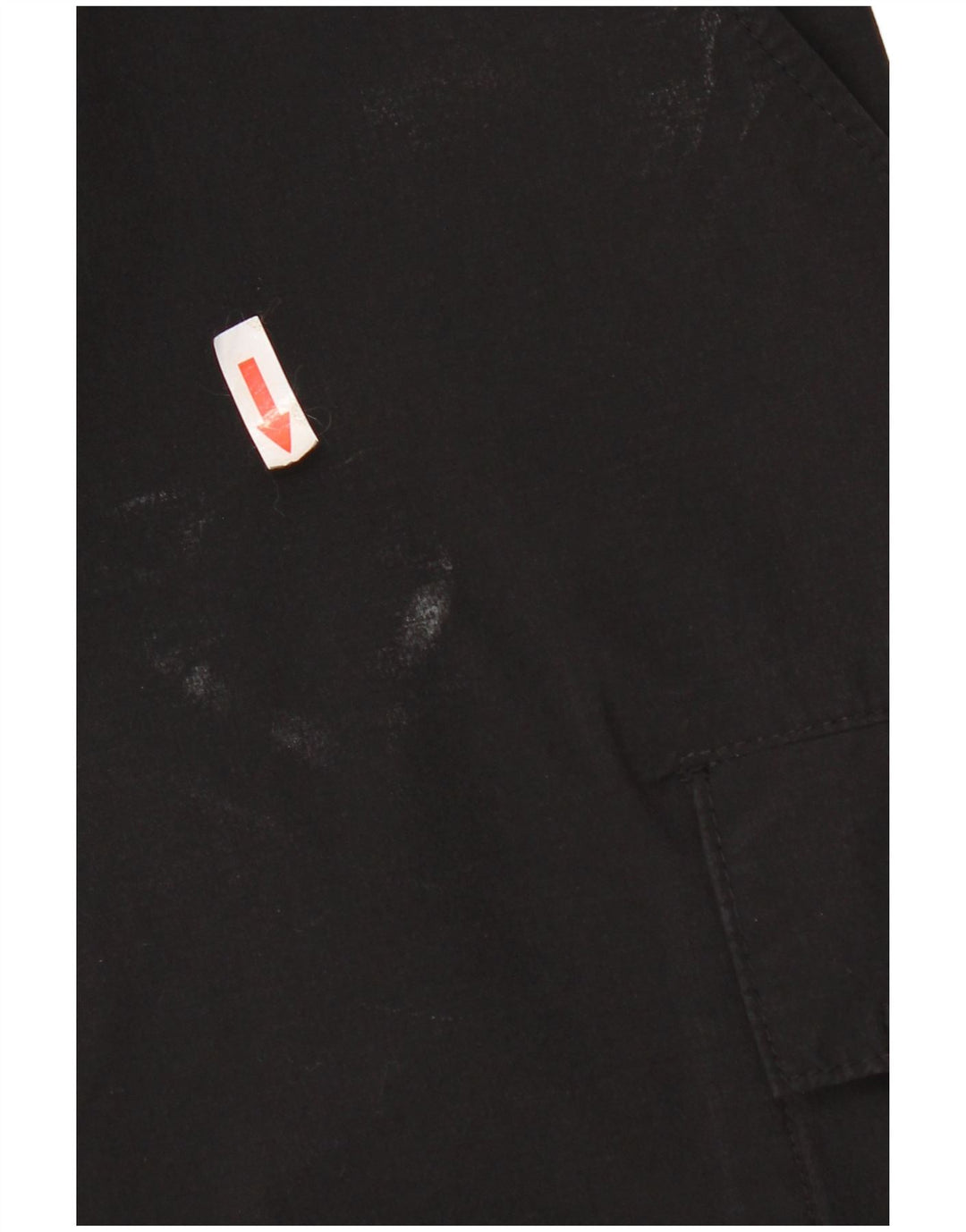 Zara Herren Crop Tapered Cargohose M W32 L24 Schwarz