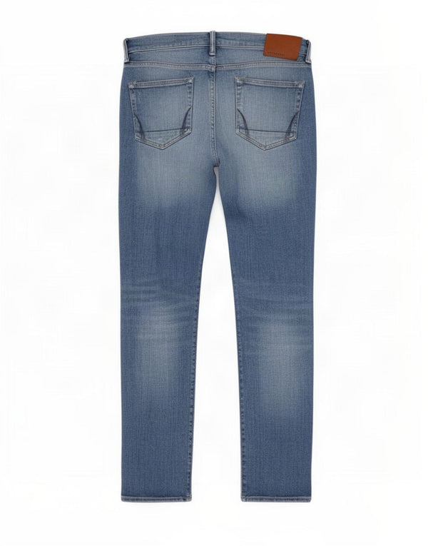 All Saints Womens Cigarette Distressed Skinny Jeans W32 L32 Blaue Baumwolle