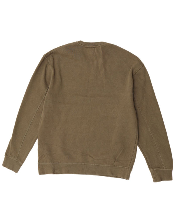 Topshop Damen-Sweatshirt in Übergröße, Größe S, Khaki, Baumwolle, UK 10
